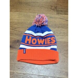 Howies Hockey Tape Beanie Hat with Pom Pom Winter Hat Adult Size